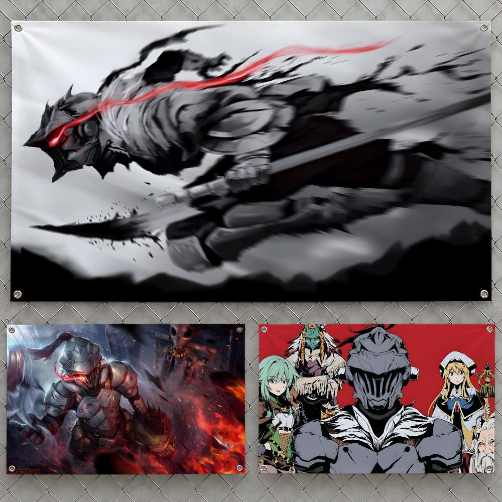 Outdoor Adventure Birthday Party - Bendera Anime Goblin Slayer, Bendera untuk