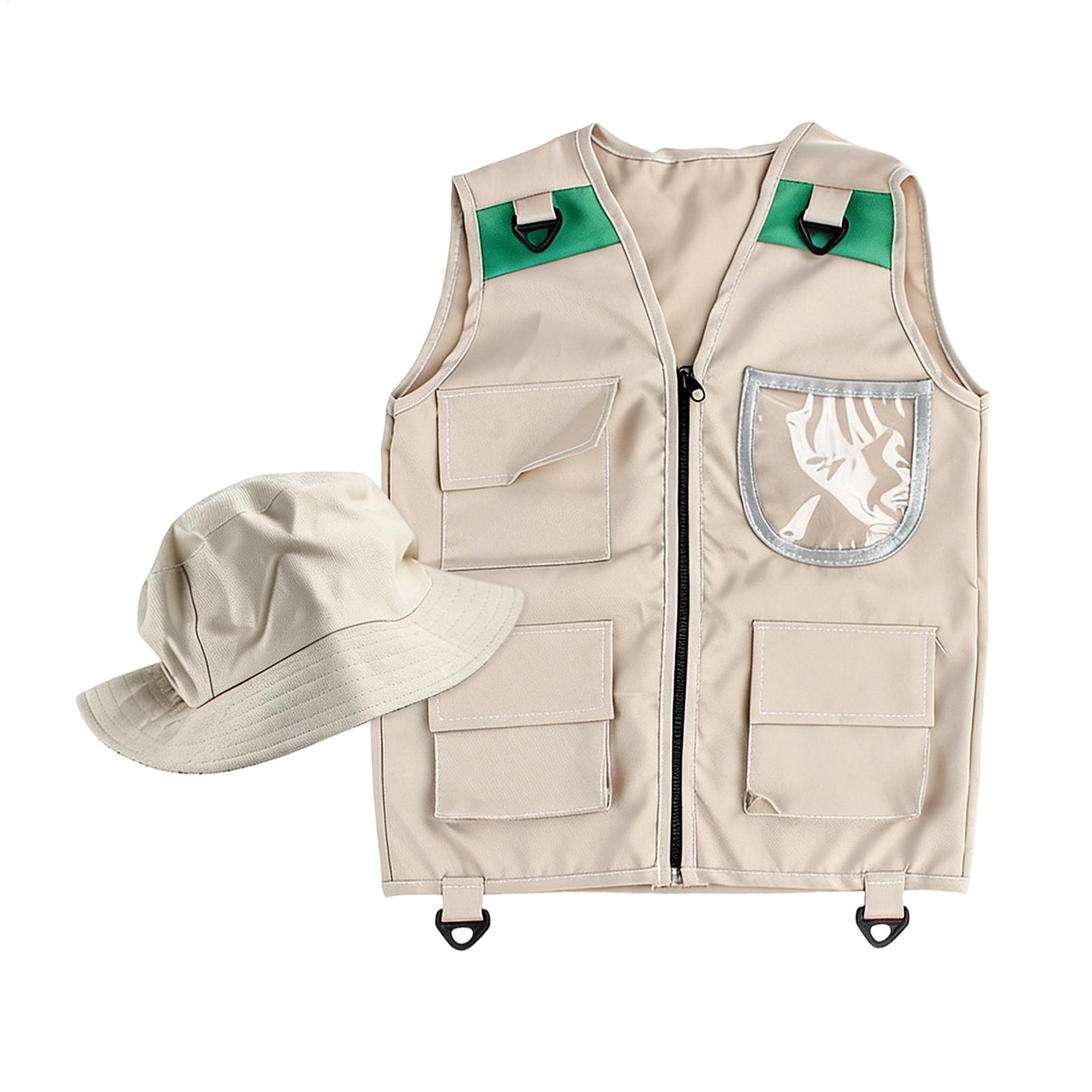 Outdoor Adventure Kit For Kids - Setelan Rompi dan Topi untuk Anak-anak,