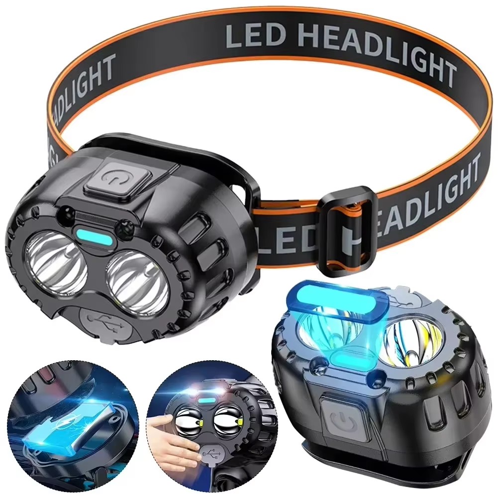 Outdoor Adventure Trips - Lampu Kepala LED Kuat Tahan Air