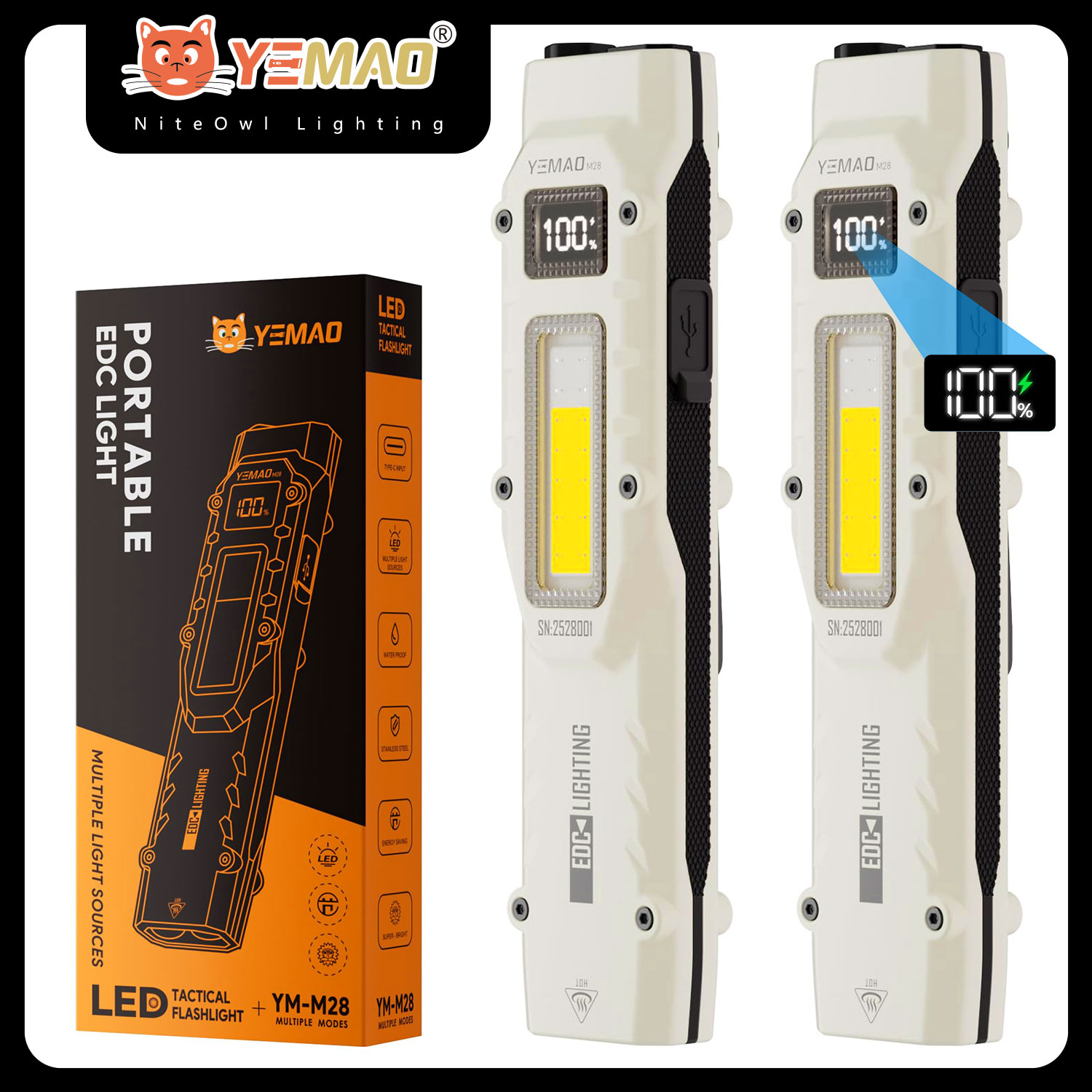 YEMAO M28 Senter EDC Super Ter - Outdoor Adventure Trips ulasan dan harga